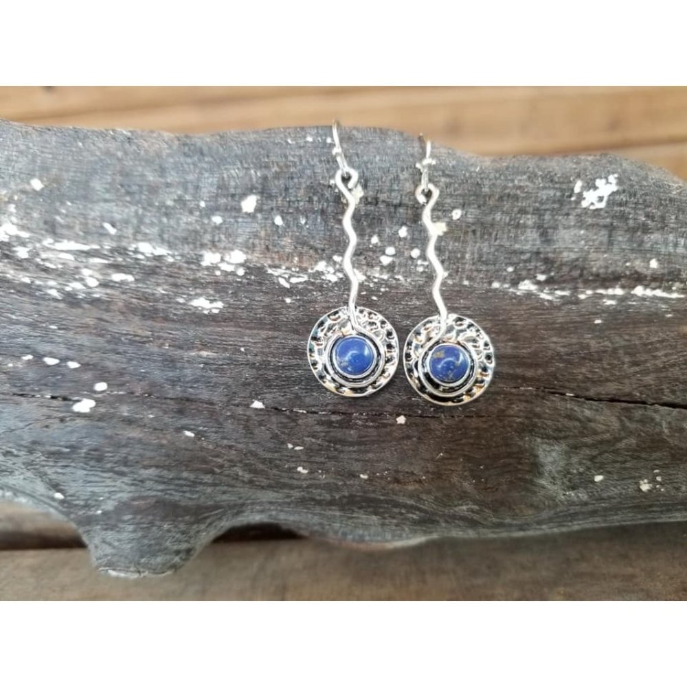 Lapis lazuli set in .925 silver